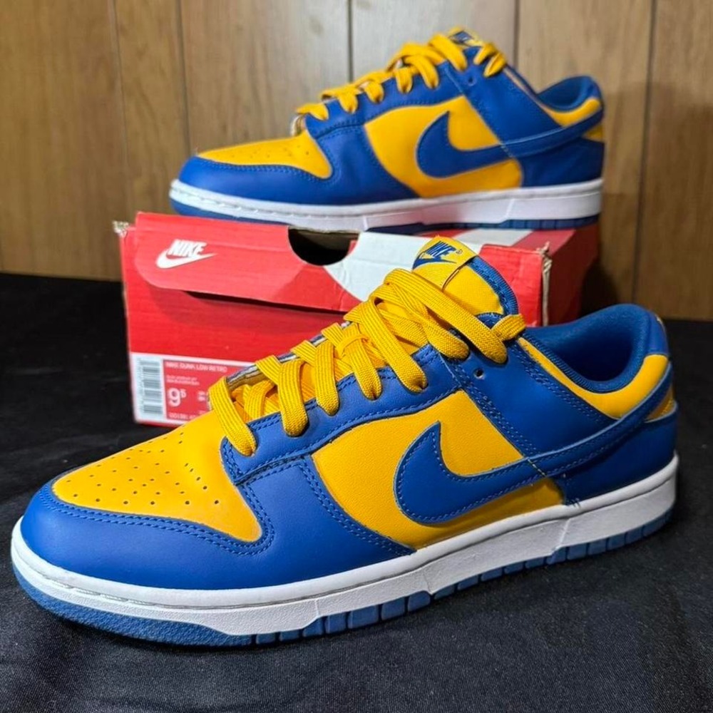 Nike Dunk Low Retro Blue Jay trainers Size 9.5 Mens